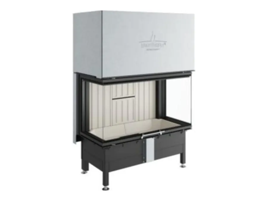 Sparthern Korpus Arte 3RL 100 three-sided steel fireplace